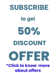 Subscribe to get 50% discount offer